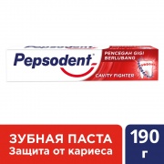 Pepsodent Зубная паста Защита от кариеса, 190 г 